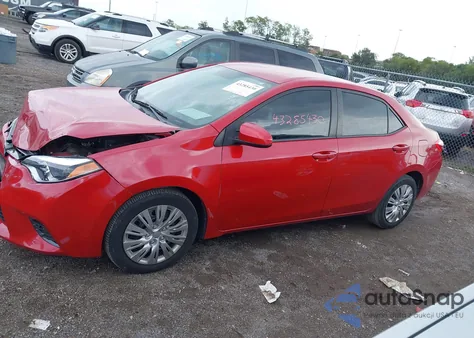 2015 Toyota Corolla Le from USA, damaged, VIN 2T1BURHE4FC461136